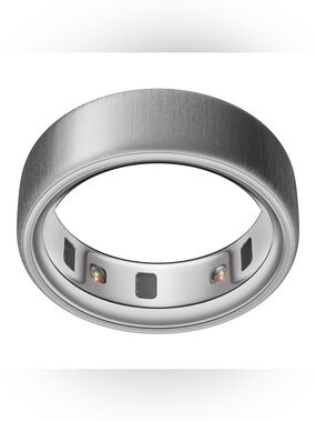 Oura Ring 4 Brushed Silver - Size 11